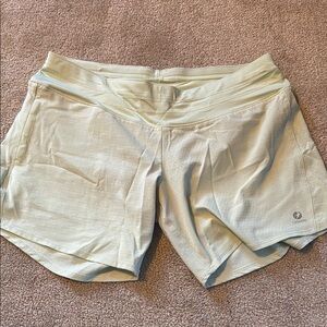 Oiselle Running Shorts Light Green Size 6